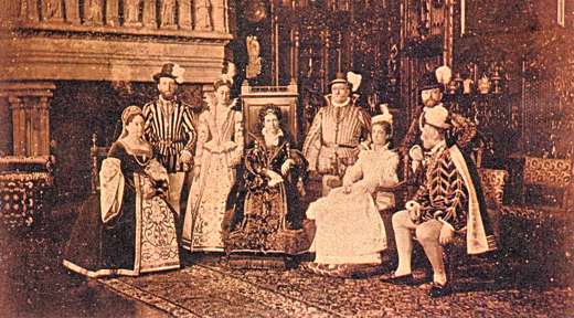 Famille Gaillard en costume renaissance